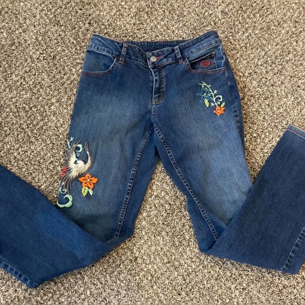 Harley Davidson bootcut low rise jeans 🧷